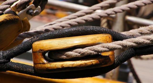 Wooden Ship Pulleys